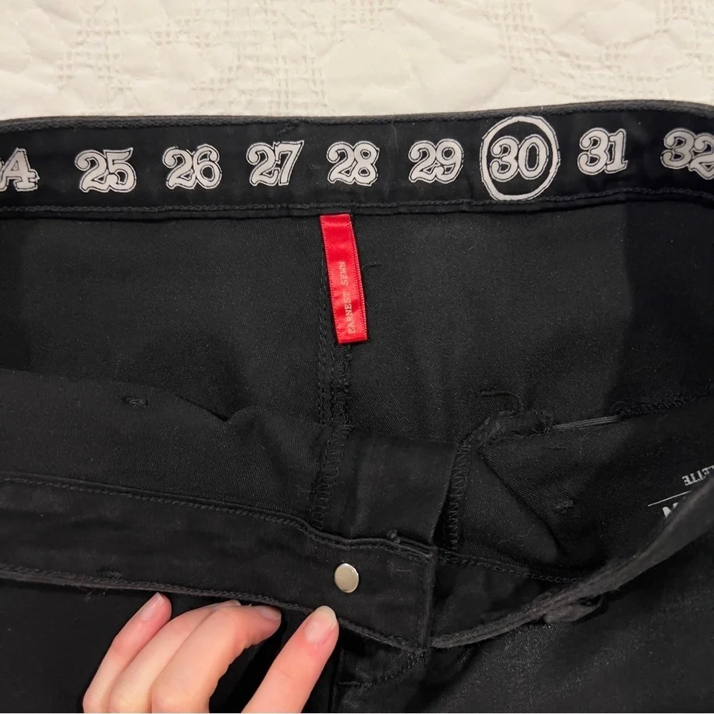 Earnest Sewn Charlotte Coated Waxed  Pencil Skirt